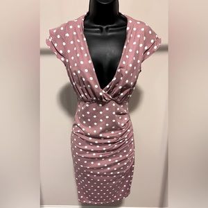CAPELLA.   POLKA DOT RUFFLE DRESS SIZE S
